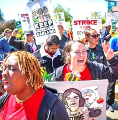 Oakland (USA): Communist Conversations on Teachers’ Picket Lines