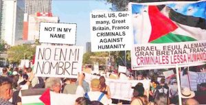 Letters from Mexico, El Salvador, USA: Building ICWP in Gaza Protests