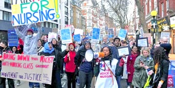 Huelga de Enfermeras del Reino Unido: La Salud de la Clase Obrera Requiere una Revolución Comunista